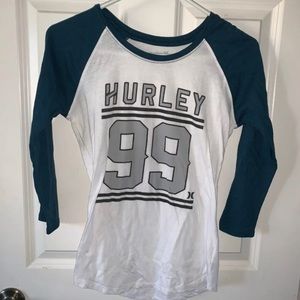 Hurley baseball tee